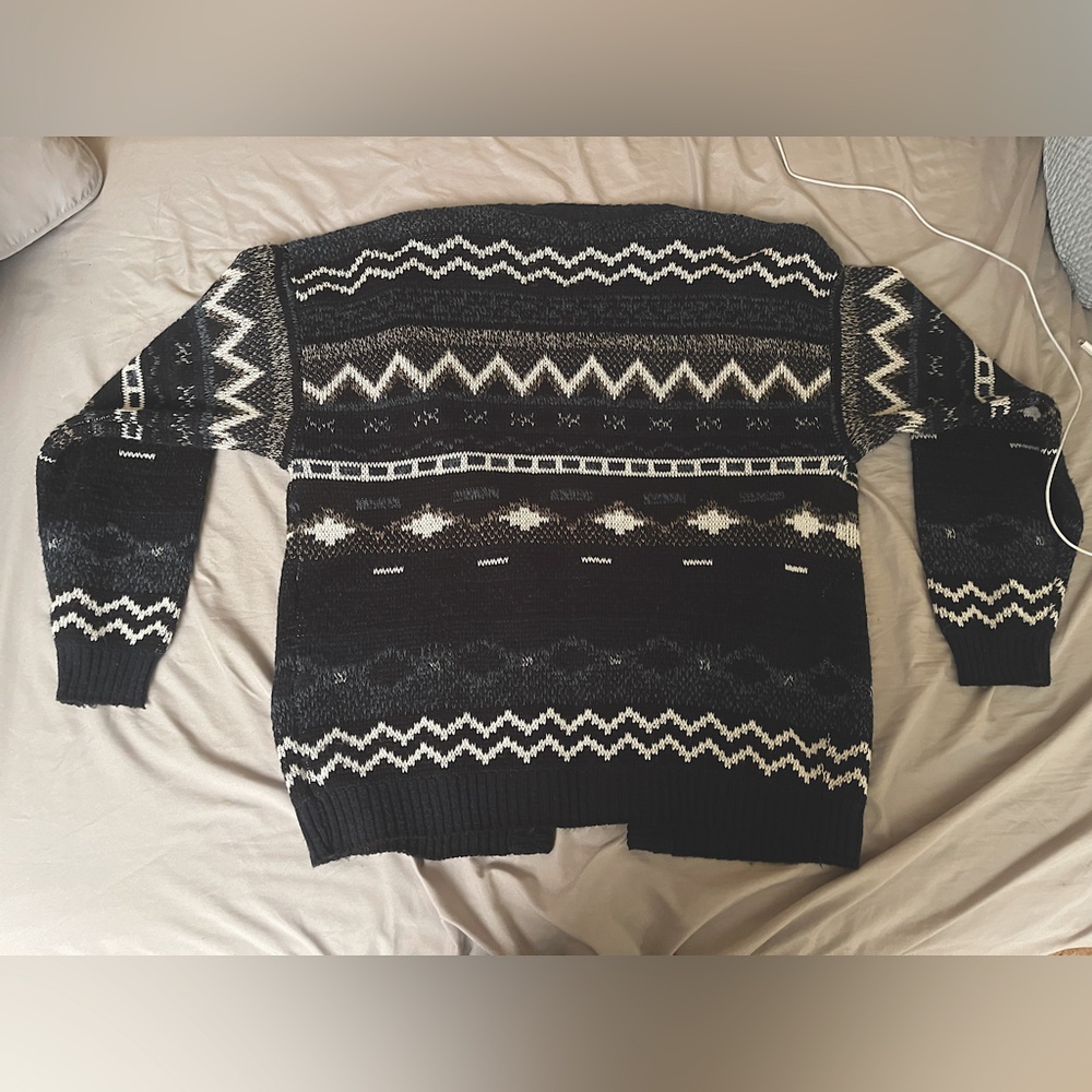 Cardigan Sweater Size X-Large Blue